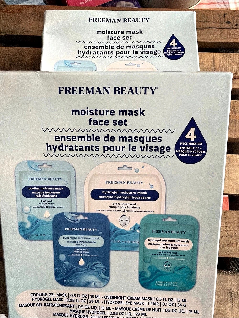 2-Freeman Beauty Moisture Mask Face Set 4-Piece Face Mask Set each